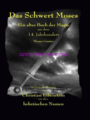 cover image of Das Schwert Moses